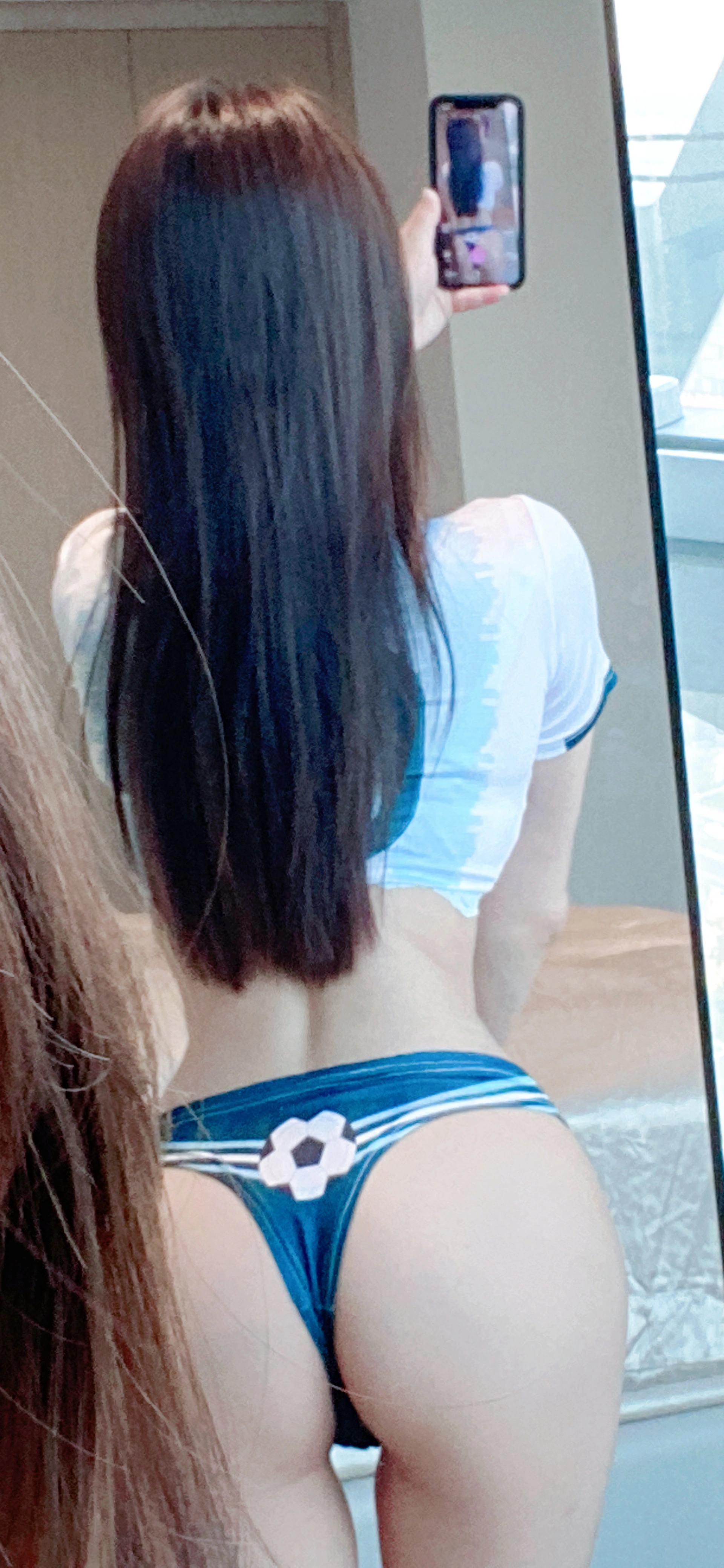 021.奔跑的晶骡儿-微密圈系列 足球杯能有我好看么? 1