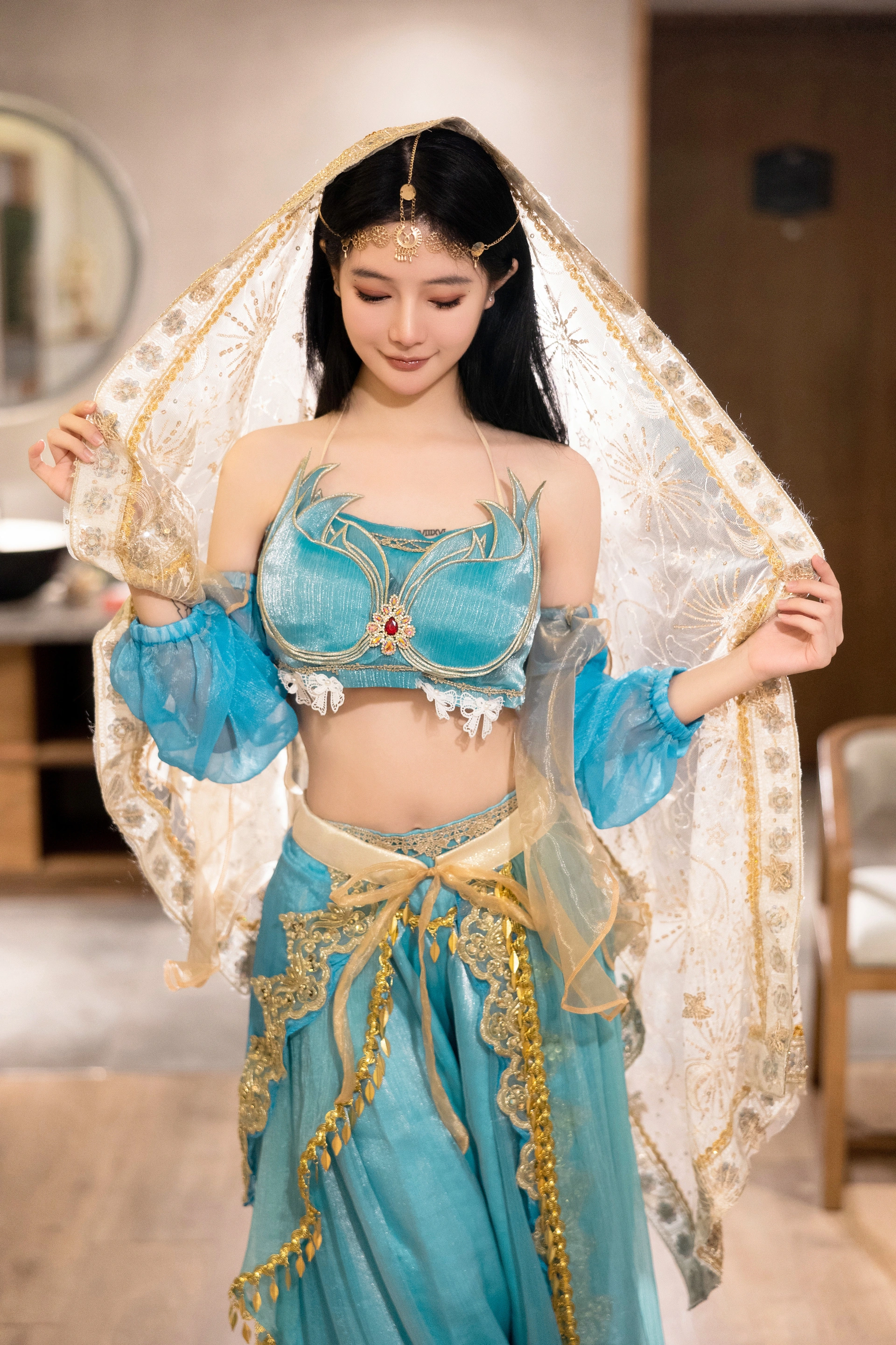 053.谢小蒽 – 内购无水印 西域舞娘 1